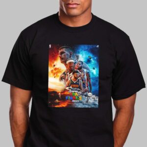 The Super NBA Finals Movie  Denver Nuggets Vs Miami Heat Super Mario Vibes Unisex T-Shirt