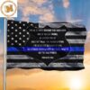 Thin Blue Line American Flag Gift Ideas For Police Officers Gadsden Flag Home Decor Items 2 Sides Garden House Flag