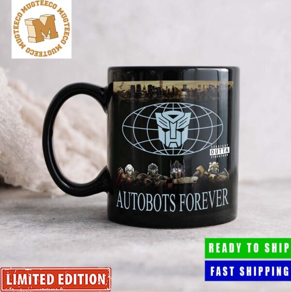 Transformers Rise Of The Beasts Autobots Forever Straight Outta Cybertron 90s Hip-Hop Coffee Ceramic Mug