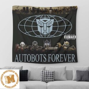 Transformers Rise Of The Beasts Autobots Forever Straight Outta Cybertron 90s Hip-Hop Decor Poster Tapestry