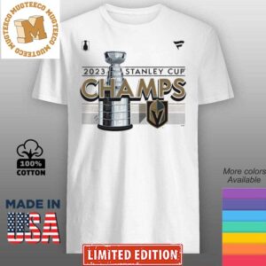 Vegas Golden Knights Fanatics 2023 Stanley Cup Champs Trophy Classic T-shirt