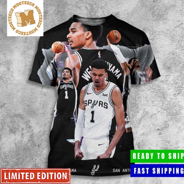 Victor Wembanyama Goes  No 1 To San Antonio Spurs NBA Draft All Over Print Shirt