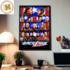 WWE Night Of Champions 2023 All Matches Home Decor Poster Canvas