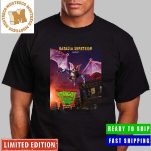 Wingnut By Natasia Demetriou In Teenage Mutant Ninja Turtles Mutant Mayhem Poster Vintage T-Shirt