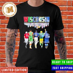 Wisconsin City Skyline Sports Team Players Signatures Classic T-shirt