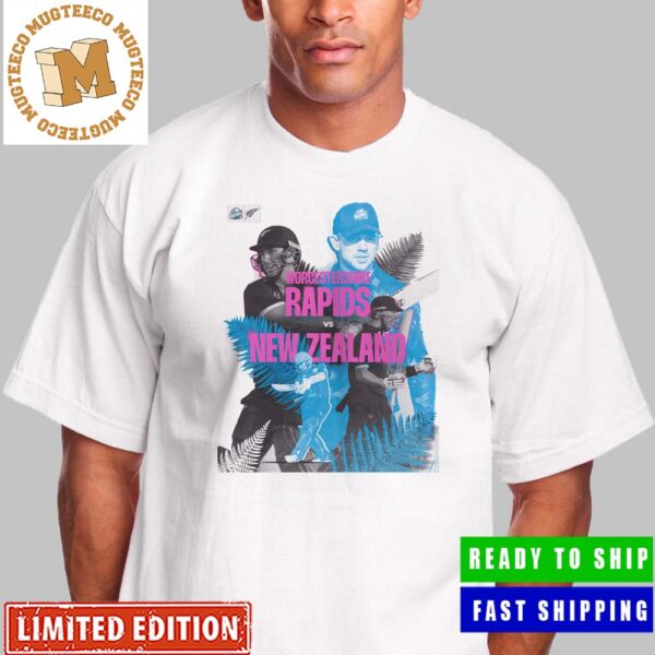 Worcesrershire Rapids Vs New Zealand Criket Match T20 Vintage T-Shirt