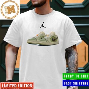 Air Jordan 1 Low Craft Light Olive Sneakerhead Gifts Unisex T-Shirt