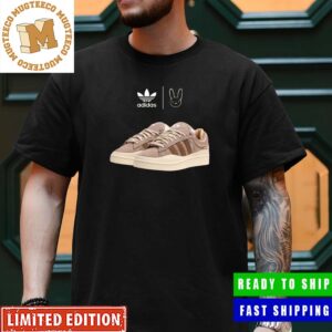 Bad Bunny x Adidas Campus Brown Sneaker Gift For Fan Unisex T-Shirt