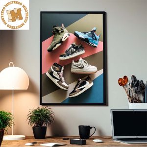 Best Of Travis Scott x Nike Collaboration Home Decor Poster Canvas