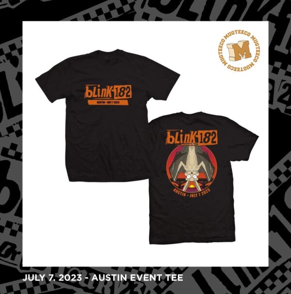 Blink-182 Austin Event July 7th 2023 Moody Center Texas Unisex T-Shirt