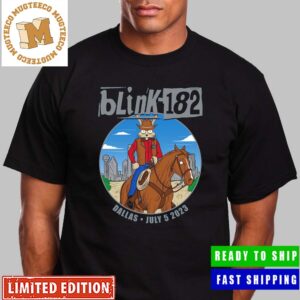 Blink 182 Dallas Event July 5 2023 Cowboy Unisex T-Shirt