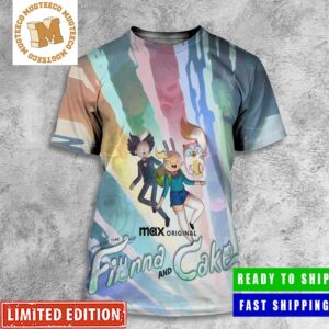 Cartoon Network Adventure Time Fionna And Cake New Series Poster All Over Print Shirt