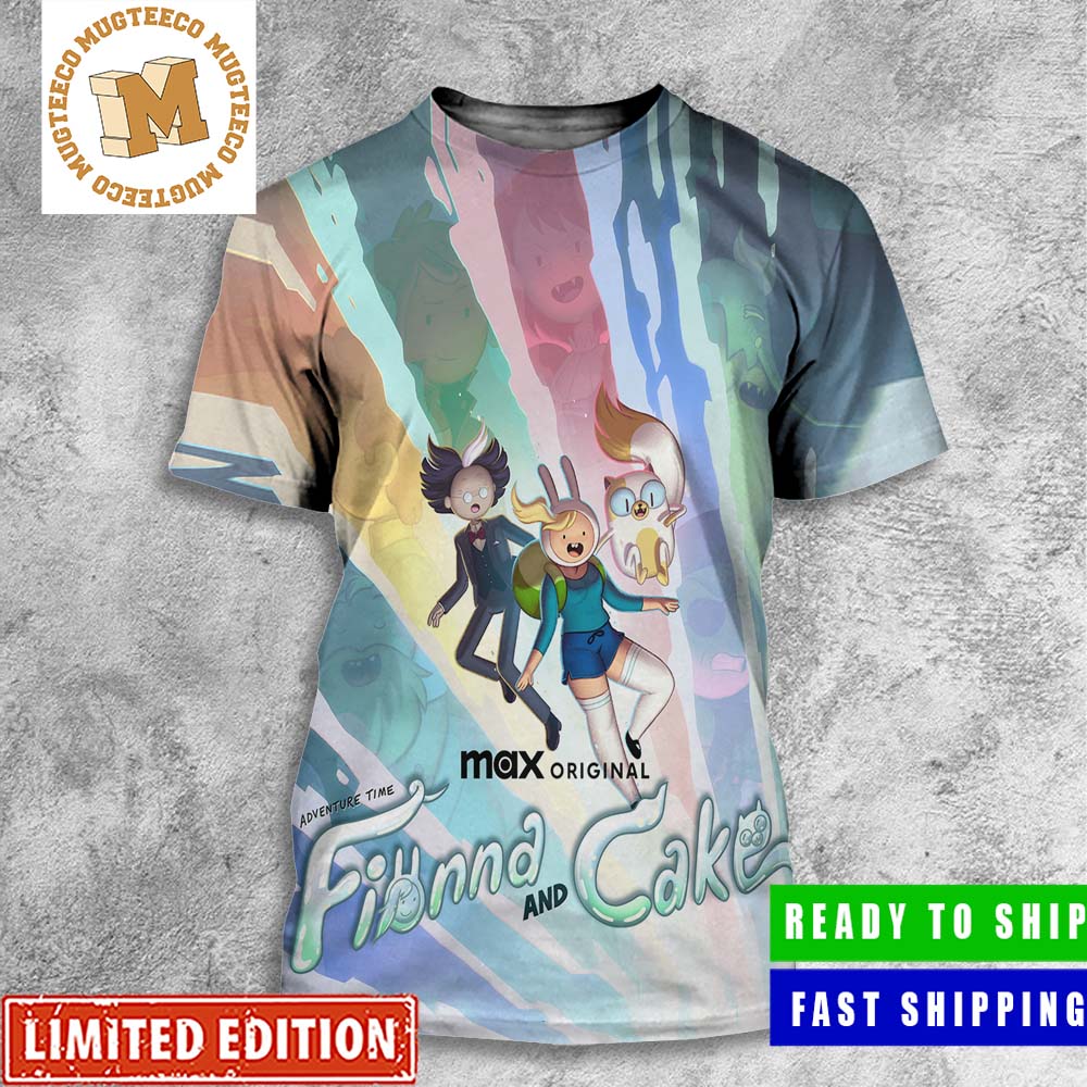 Cartoon Network Adventure Time Fionna And Cake New Series Poster All Over Print Shirt