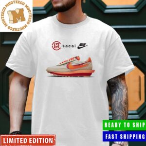 Clot x Sacai x Nike LDwaffle Orange Blade Sneaker Unisex T-Shirt