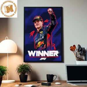 Congrats Max Verstappen Wins The Hungarian Grand Prix Home Decor Poster Canvas