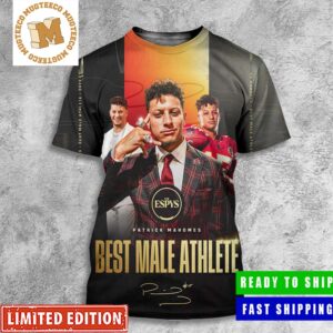 Congratulations Patrick Mahomes From Kansas City Chiefs The Espys Best Male Athlete All Over Print Shirt