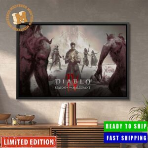 Diablo IV Season Of The Malignant PlayStation Official Home Decor Poster Canvas