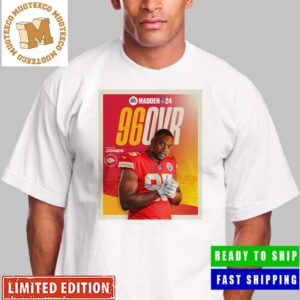 EA Sports Madden NFL 24 Chris Jones From Kansas City Chiefs 96 OVR Unisex T-Shirt