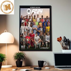 FC24 Ultimate Edition Cover By EA Sports The Stars Of The World Game Home Decor Poster Canvas