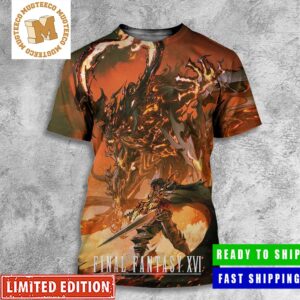 Final Fantasy XVI Clive And Ifrit All Over Print Shirt