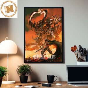 Final Fantasy XVI Clive And Ifrit Home Decor Poster Canvas