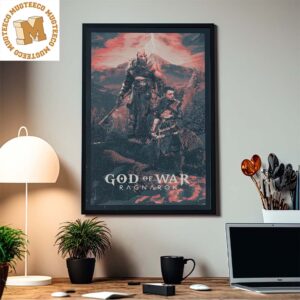 God Of War Ragnarok Artwork For San Diego Comic Con Home Decor Poster Canvas