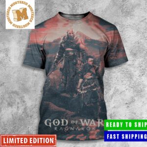 God Of War Ragnarok Artwork For San Diego Comic Con Poster All Over Print Shirt