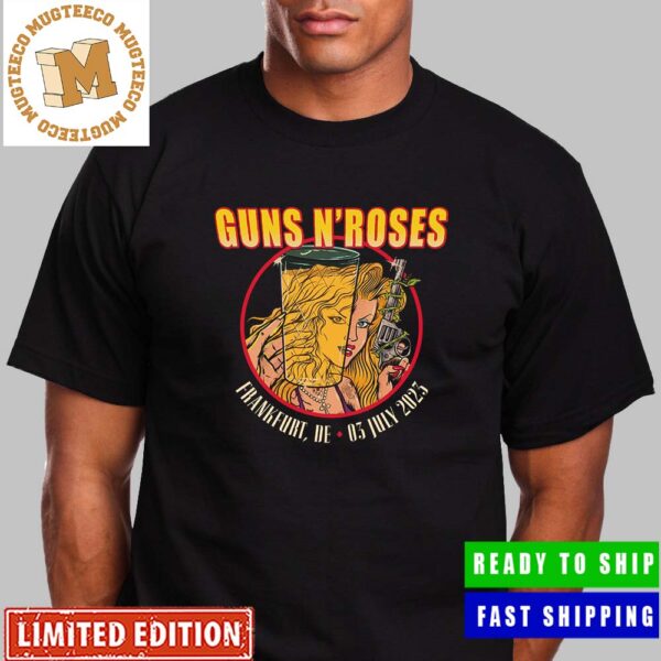 Guns N Roses Frankfurt Germany 03 July 2023 Deutsche Bank Park Unisex T-Shirt