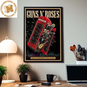 Guns N Roses London UK Event 30 June 2023 Home Decor Poster Canvas