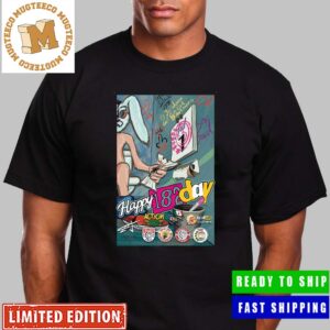 Happy 182 Day For Blink 182 Latin America United Celebrates Official Poster Unisex T-Shirt