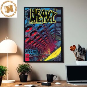 Heavy Metal Angus McKie Cover 1979 Home Decor Poster Canvas