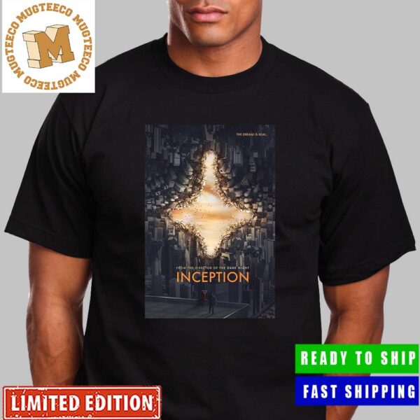 Inception The Dream Is Real Poster Premium Unisex T-Shirt