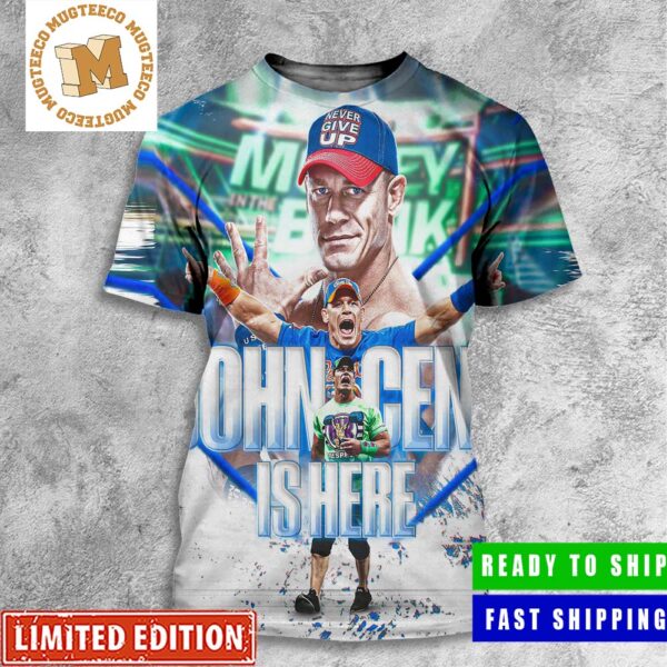 John Cena Is Here The GOAT Has Returned In WWE Money In The Bank London All Over Print Shirt