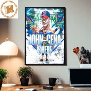 John Cena Is Here The GOAT Has Returned In WWE Money In The Bank London Home Decor Poster Canvas