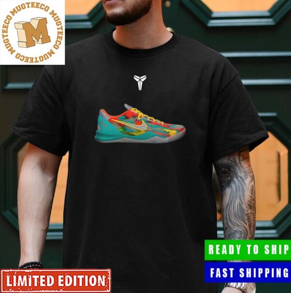 Kobe 8 Venice Beach Are Returning Summer of 2024 Sneaker Style Unisex T-Shirt