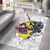 Lego Batman Vs Super Man Dawn Of Justice Area Rug Home Decor