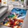 Lego Marvel Super Heroes The Avengers Poster Area Rug Home Decor