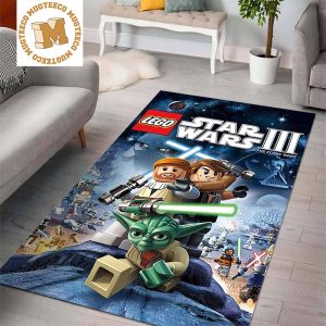Lego Star Wars III The Clone Wars Poster Area Rug Home Decor