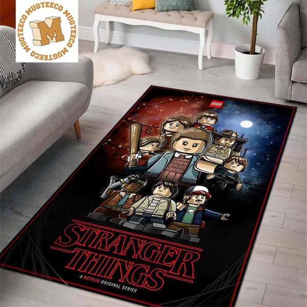 Lego Stranger Things Season 1 Poster Area Rug Home Decor