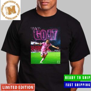 Lionel Messi Scored 700 Non Penalty Goals Goat Milestone Poster Unisex T-Shirt