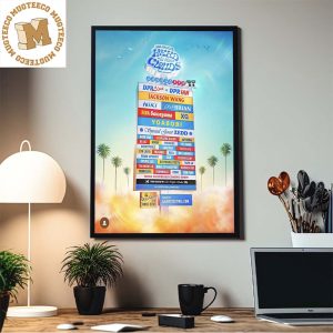 Los Angeles Head In The Clouds August 5 And 6 Lineup Home Decor Poster Canvas