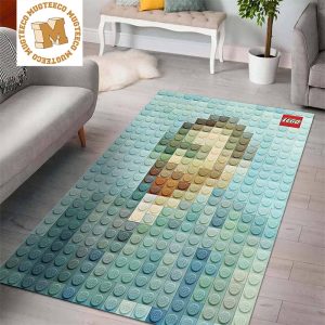 Loving Vincent By Van Gogh In Lego Style Area Rug Home Decor