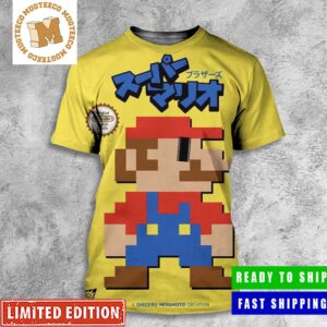 Mario Exclusive Poster For San Diego Comic Con All Over Print Shirt