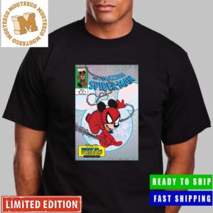 Marvel Disney 100 Variant Cover Mickey The Amazing Spider Man Unisex T-Shirt