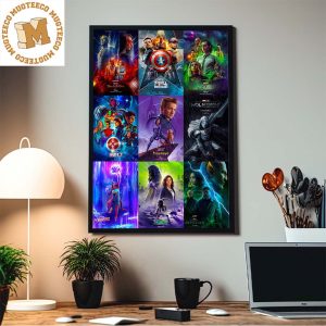 Marvel Studio Phase 4 All Movies Home Decor Poster Canvas