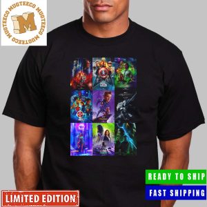 Marvel Studio Phase 4 All Movies Poster Unisex T-Shirt