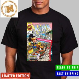 Marvel x Disney 100 Variant  Cover A Mutant Milestone X Men Mickey And Friends Gained Mutant Powers Unisex T-Shirt
