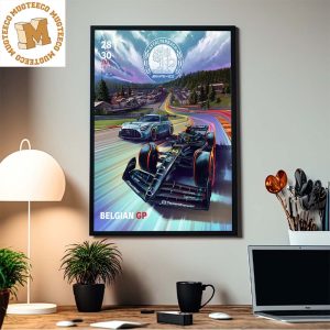 Mercedes AMG The Famous Spa-Francorchamps Affalterbach AMG Belgian GP Home Decor Poster Canvas