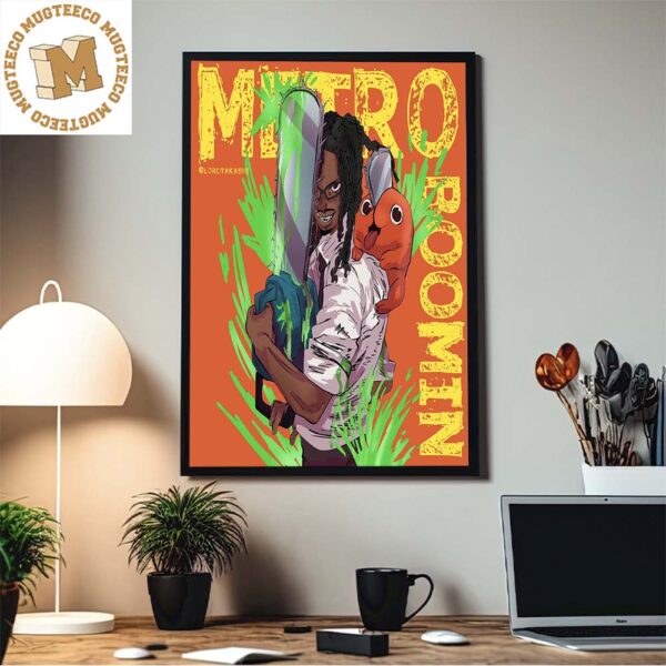 Metro Boomin In Chainsaw Man Style Anime Home Decor Poster Canvas