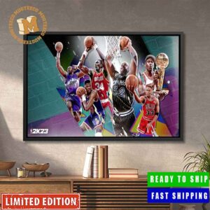 NBA 2K23 Legends From The 90s Era Home Decor Poster Canvas